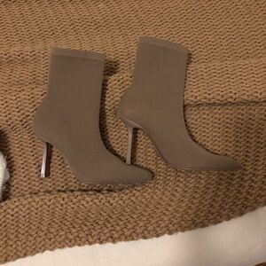 Zara mid calf sock booties